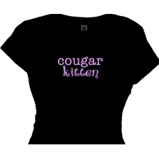 Ladies Cougar Tee Shirts - Cougar Kitten